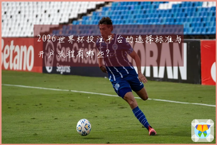 2026世界杯投注平台的选择标准与开户流程有哪些？