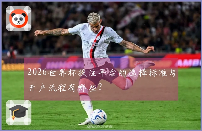2026世界杯投注平台的选择标准与开户流程有哪些？