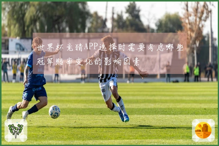 世界杯竞猜APP选择时需要考虑哪些冠军赔率变化的影响因素